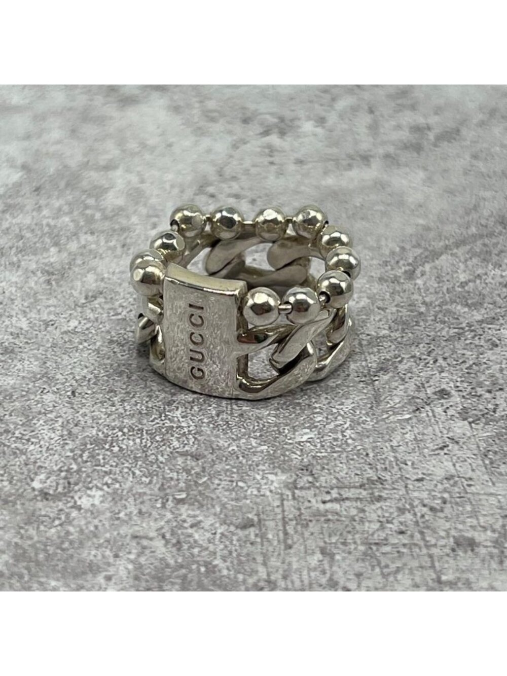 Gucci Mix Chain Double Ring